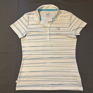 PUMA Golf/Tennis Polo Women’s Size Small Striped